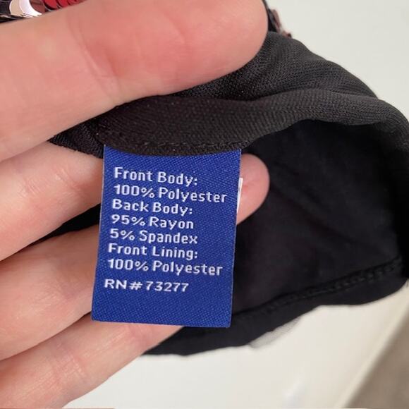 Apt. 9 Sequin Tank Top Multi-Color Sequins on Mesh over Black Tank Women's 2XL - Picture 10 of 14